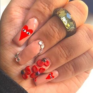 Swarovski Crystal Ring in Dark Olive Silver